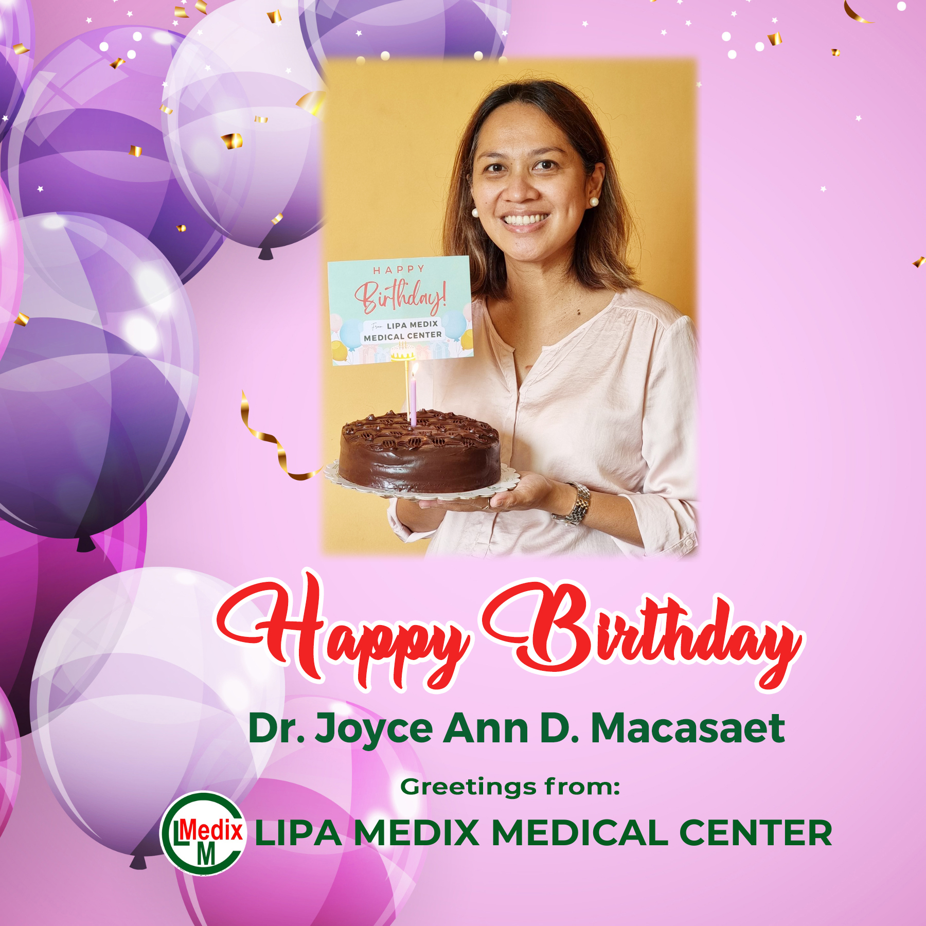 Dr. Joyce Ann D. Macasaet