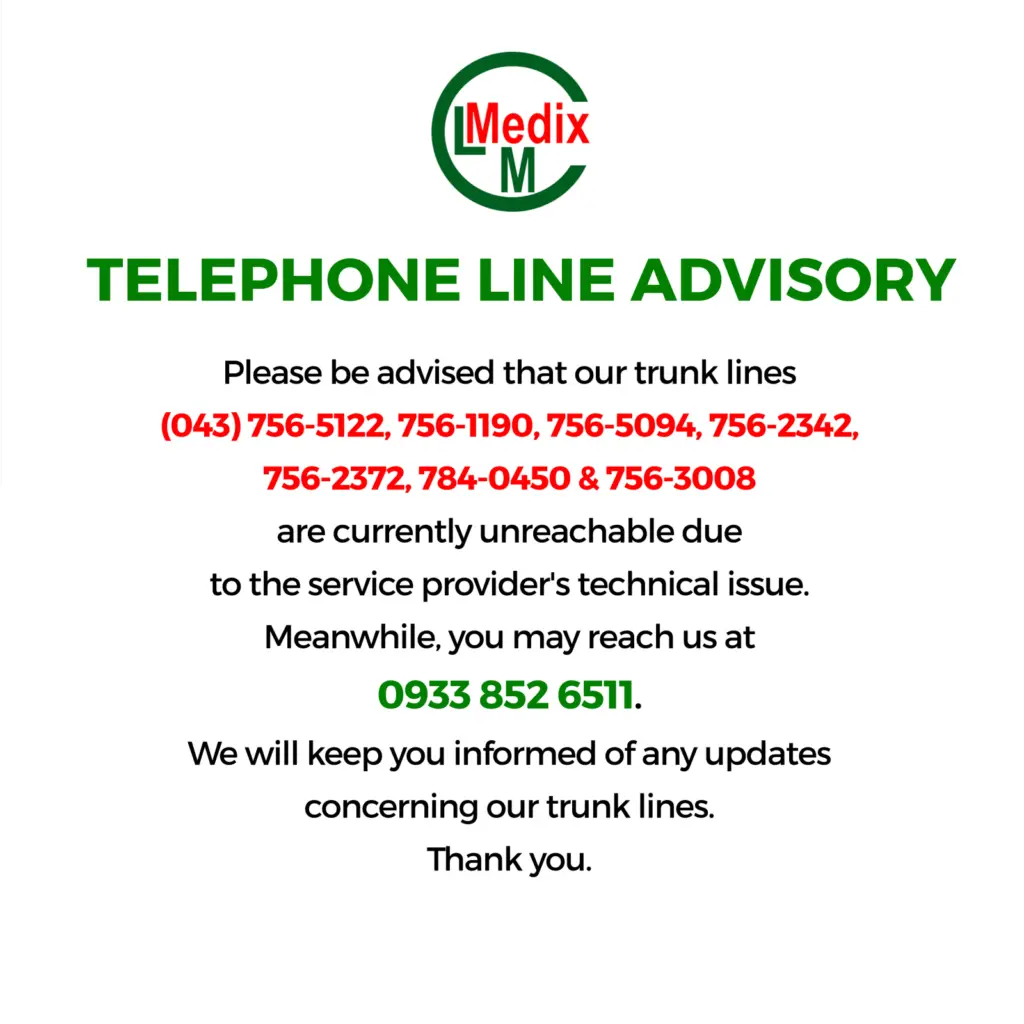 Telephone Line Advisory