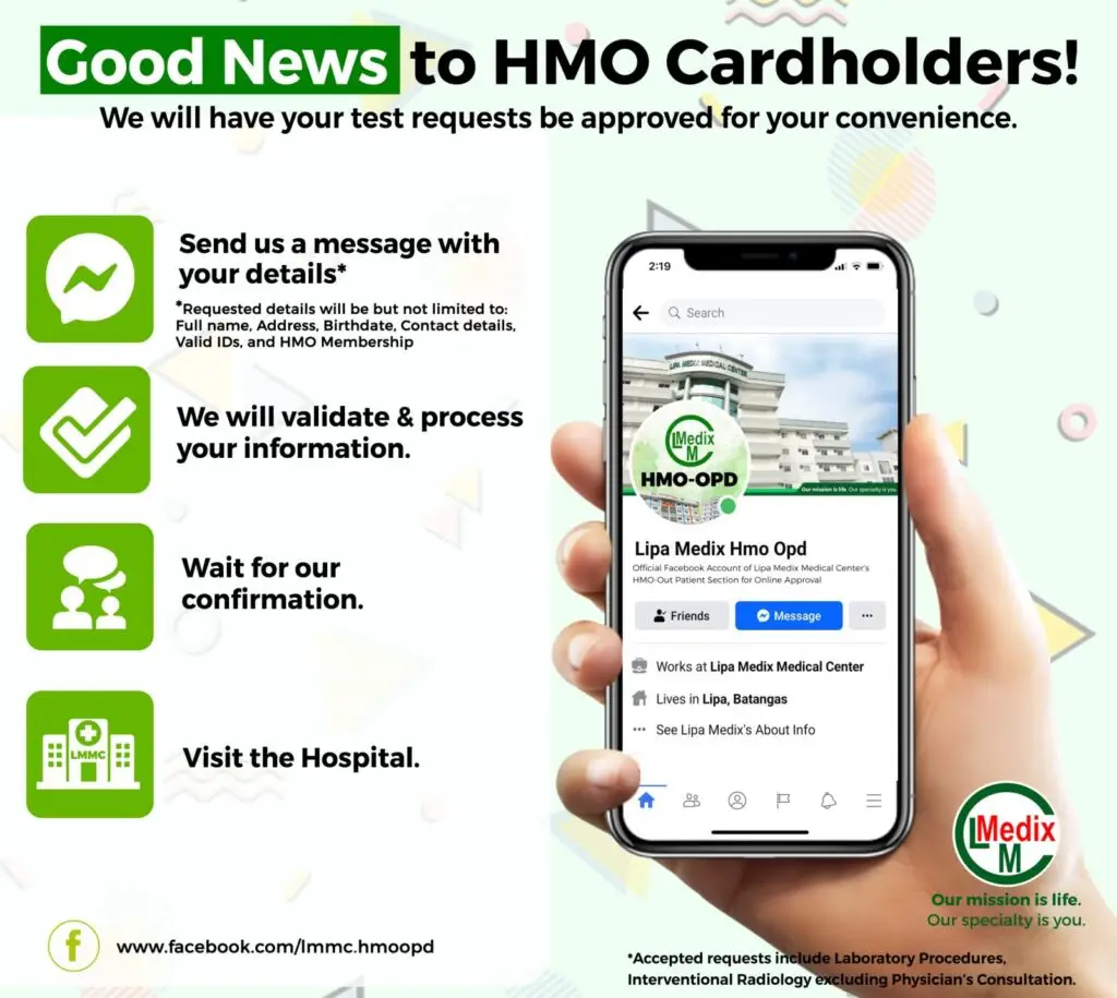 Goods News Poster for HMO Cardholders Online Approval