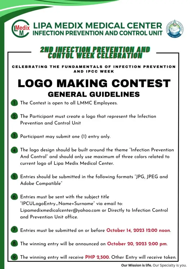 Logo Making Contest Information Poster