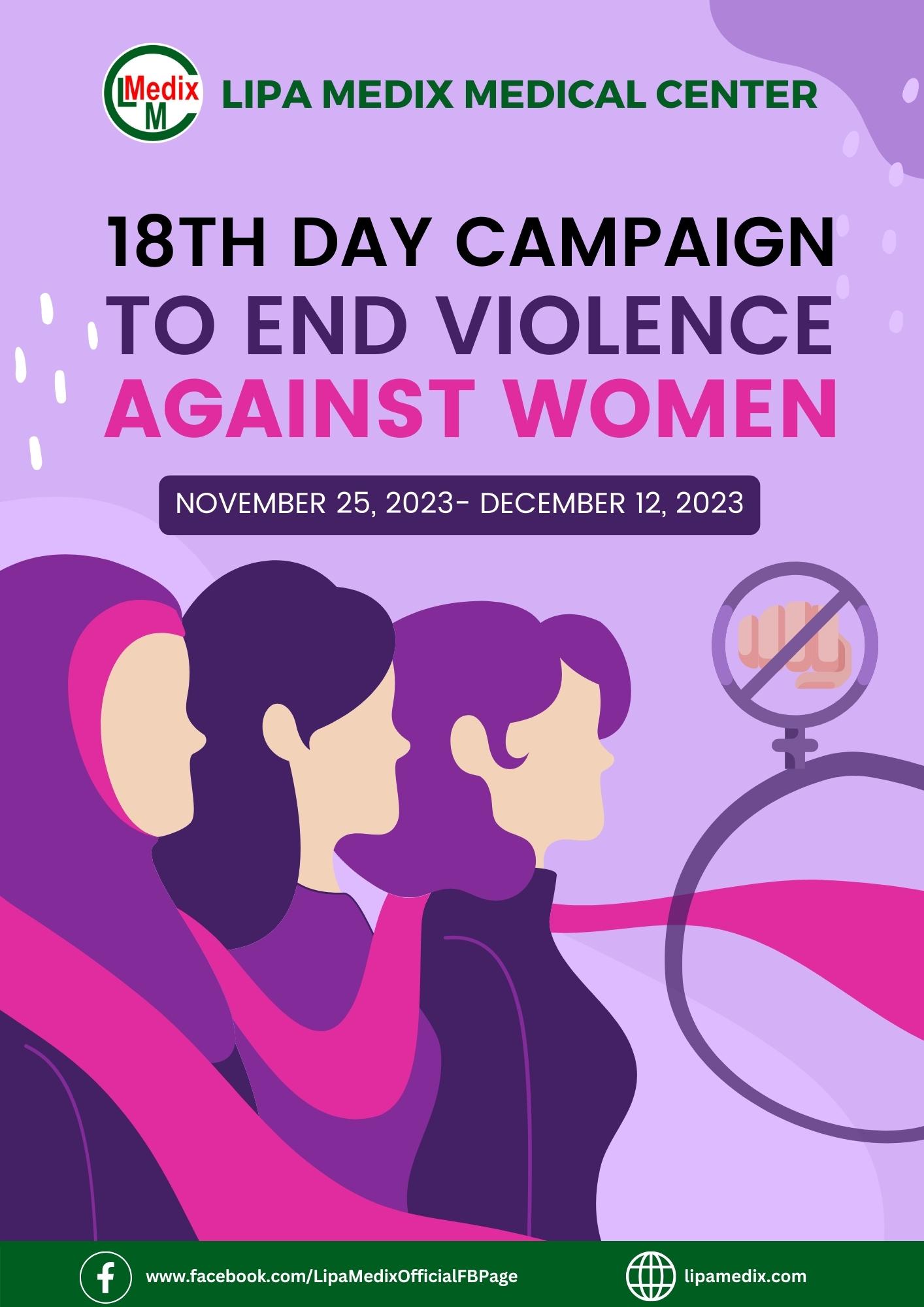 18th Day Campaign to End Violence Against Women