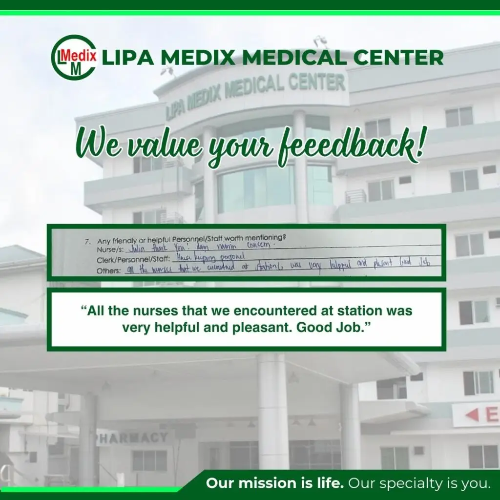 Lipa Medix Announcement