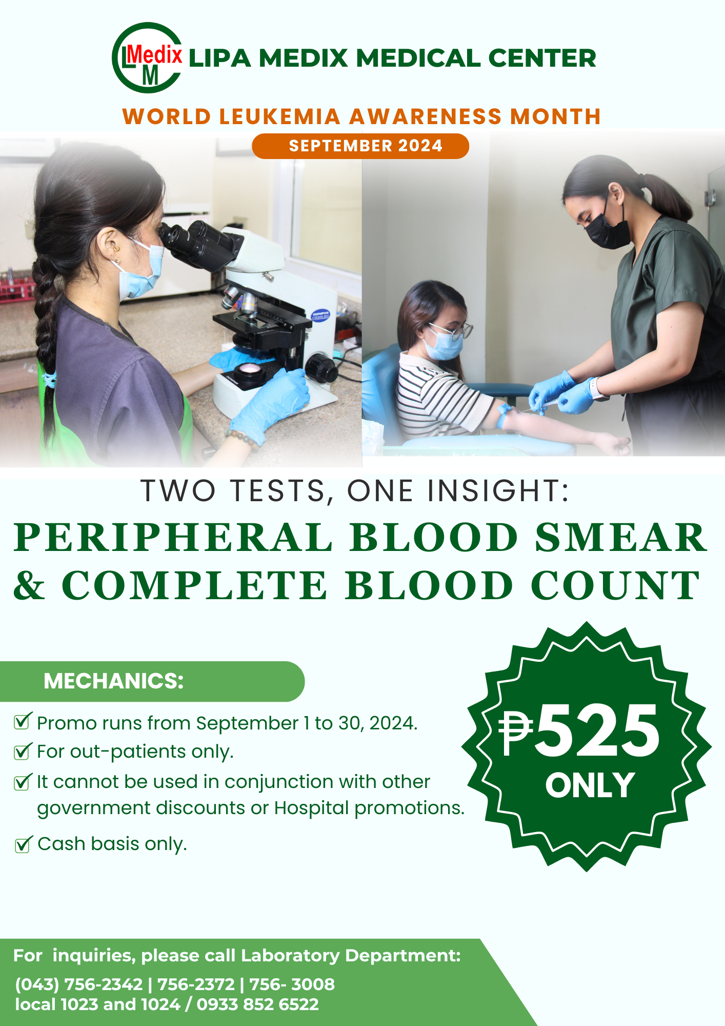 1 Peripheral Blood Smear & CBC