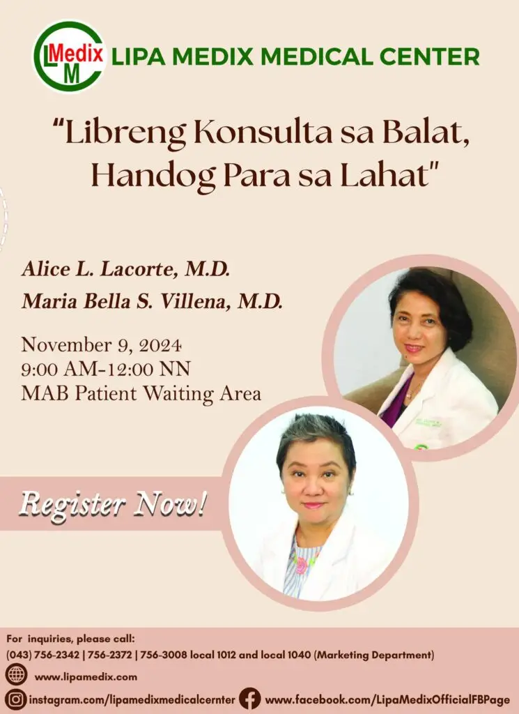 Libreng konsulta sa Balat