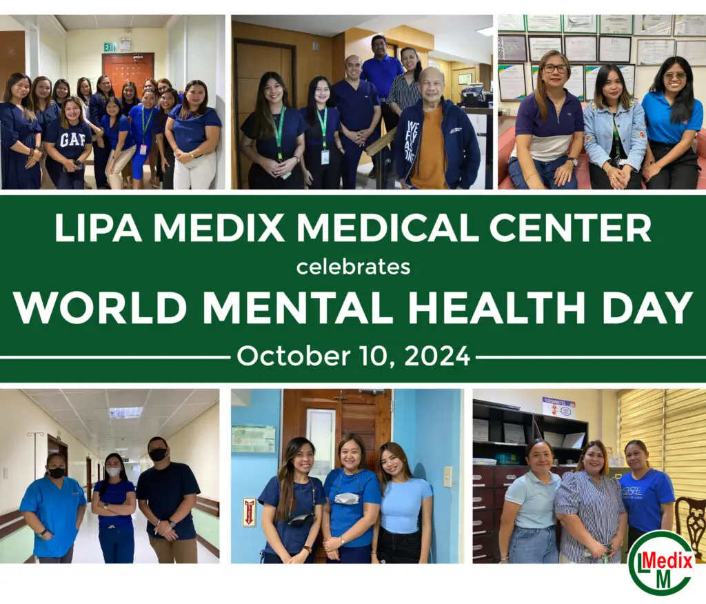 Lipa Medix Medical Center World Health Mental Health Day Poster