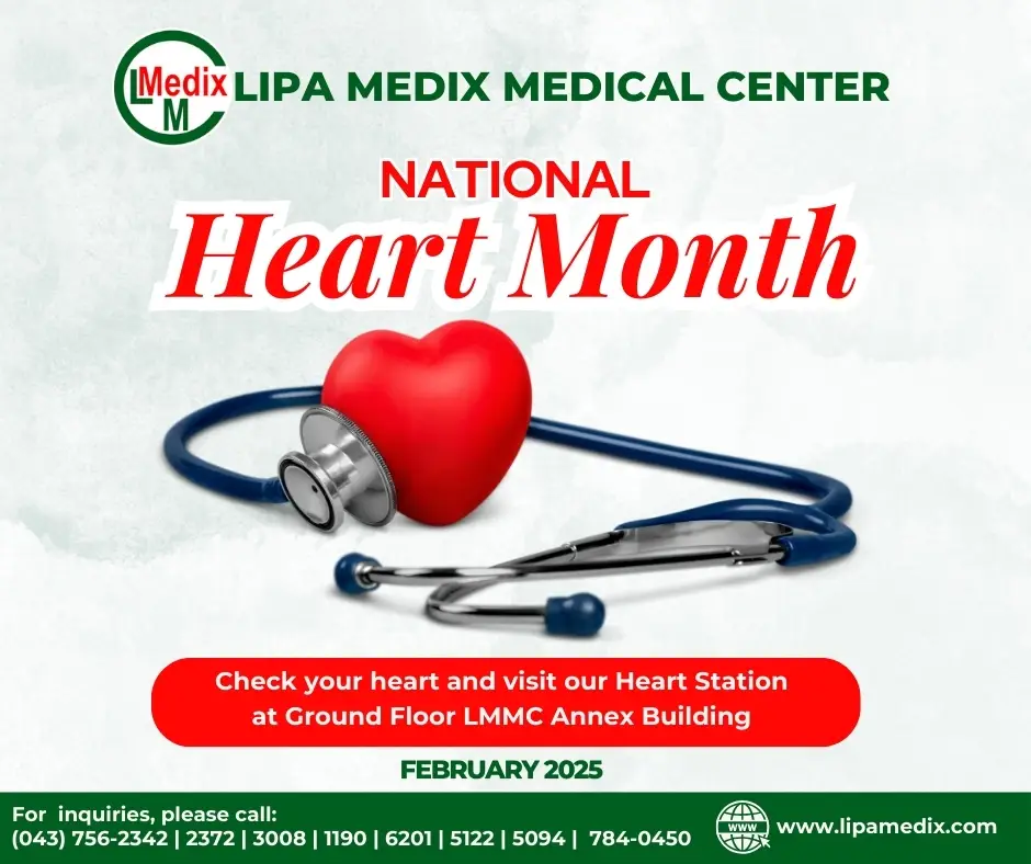 Lipa Medix National Heart Month Poster