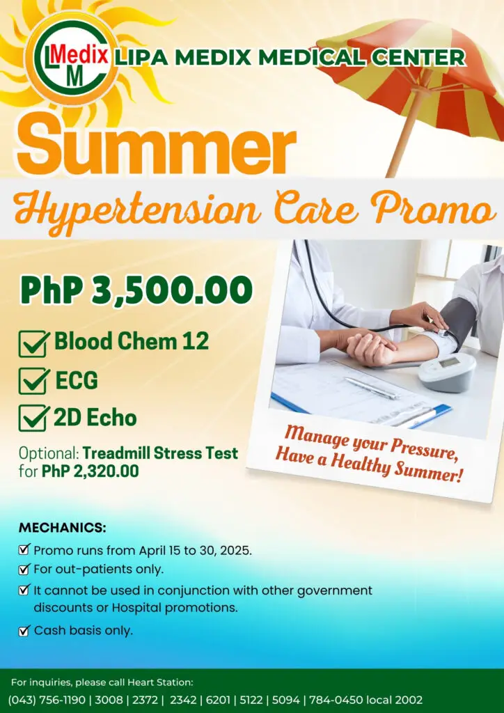 LMMC Summer Hypertension Care Promo Poster